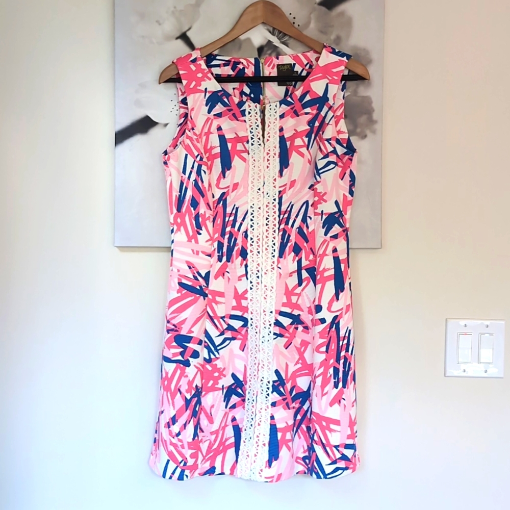 Taylor vibrant color sundress size 8